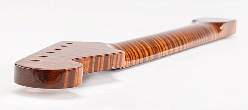 Allparts Select ltd VIN-MOD replacement neck for Stratocaster, AAA+ roasted flamed maple, nitro finish