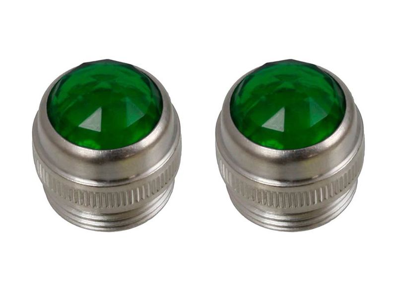 Allparts Amp Lenses Green 2-p