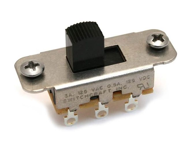Hovedbilde Allparts Switchcraft On-On Slide Switch Black