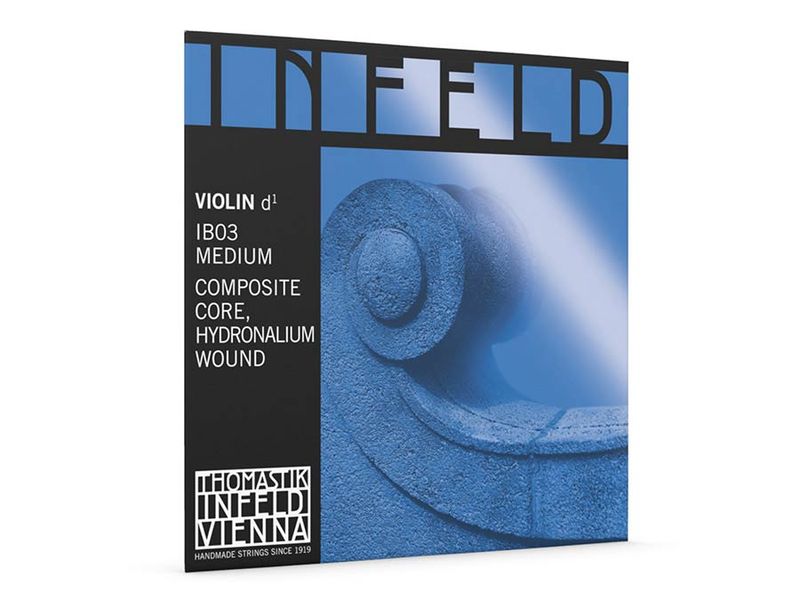 Thomastik TH-IB-03 Infeld Blue violin string D-3 4/4 blue, composite core, hydronalium wound