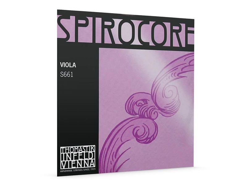 Thomastik TH-S-661 Spirocore viola string D-2 1/2 (string length 32-33cm), spiral core, chrome wound