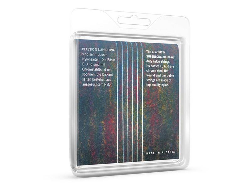 Thomastik THCF-127 Classic N string set classic, susynthetic corea flatwound, 027-031-039-030-035-045