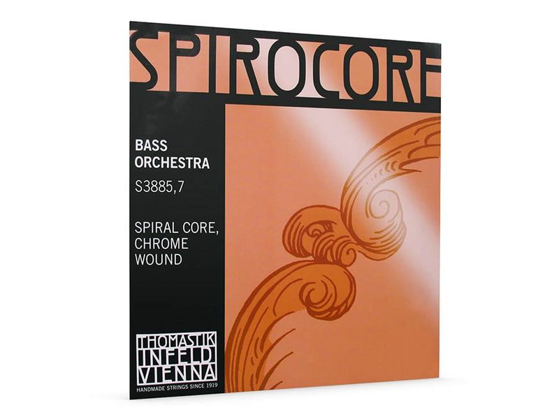 Thomastik THS-3885-7 Spirocore double bass string B-5 3/4 (string lenth 106cm) medium, spiral core, chrome