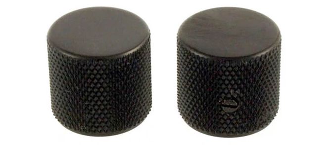 Hovedbilde Allparts Barrel Knobs Black 2-p