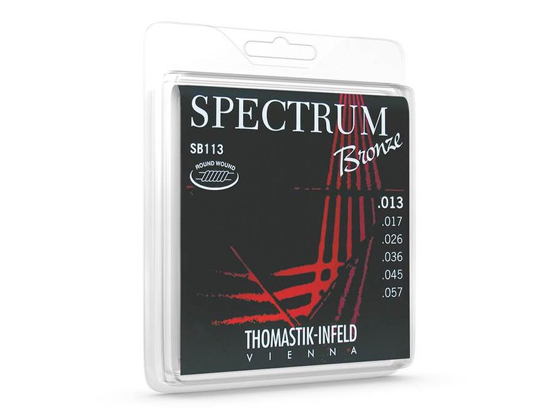 Thomastik THSB-113 Spectrum string set acoustic, bronze roundwound, 013-057