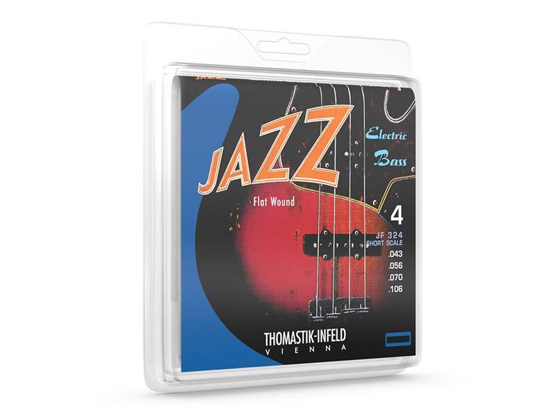 Thomastik THJF-324 Jazz string set bass, nickel flatwound, shortscale 32