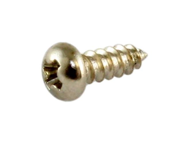 Hovedbilde Allparts Trussrod Cover Screws Nickel 8-p