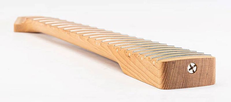 Allparts Select ltd VIN-MOD replacement neck for Stratocaster, quartersawn roasted maple, unfinished