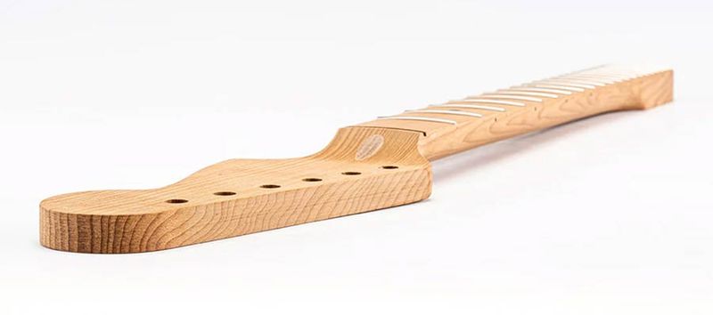Allparts Select ltd VIN-MOD replacement neck for Jazzmaster, quartersawn roasted maple, unfinished