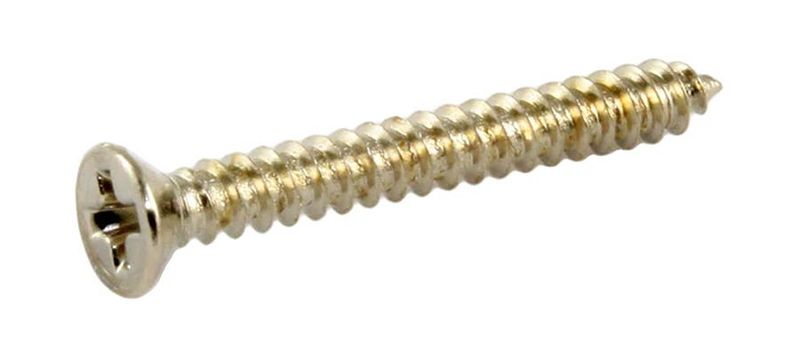 Allparts Bulk Pack of Humbucking Ring Screws Nickel 100-p