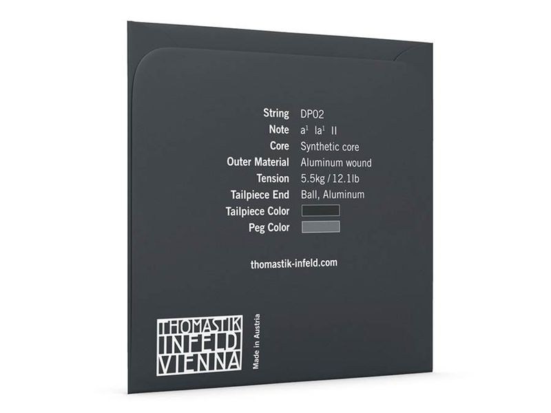 Thomastik THDP-02 Dominant Pro violin string A-2 4/4 medium, synthetic core, aluminum wound