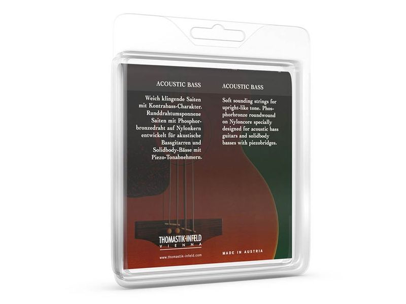 Thomastik THAB-344 Acoustic Bass string set acoustic bass, phosphor bronze, longscale, 041-053-068-086