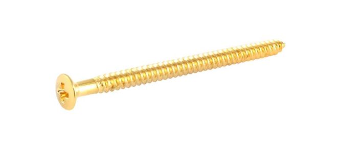 Hovedbilde Allparts Soapbar Pickup Mounting Screws Gold 4-p