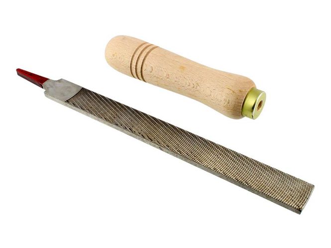 Hovedbilde Allparts 20mm extra fine flat wood carving file