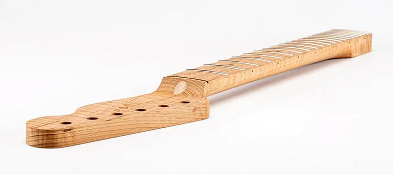 Allparts Select ltd VIN-MOD replacement neck for Telecaster, AAA+ roasted flamed maple, unfinished