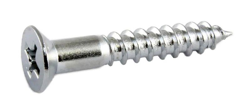 Allparts bulk pack of 50 bridge mounting screws, #8 x 1