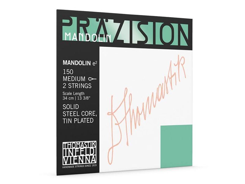 Thomastik TH-150 Präzision 2x E-string for mandolin, steel