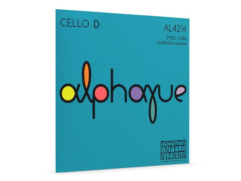 Thomastik THAL-42-34 Alphayue cello string D-2 3/4 medium, carbon steel, multialloy wound