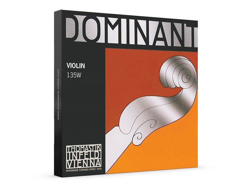 Thomastik TH-135W Dominant violin string set 4/4 light, synthetic core, includes TH-130W