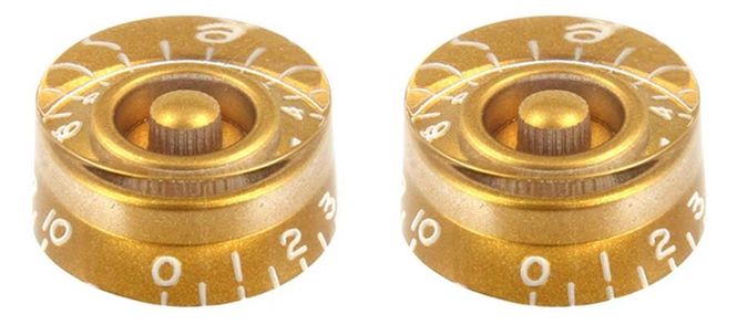 Hovedbilde Allparts Speed Knobs Gold 2-p