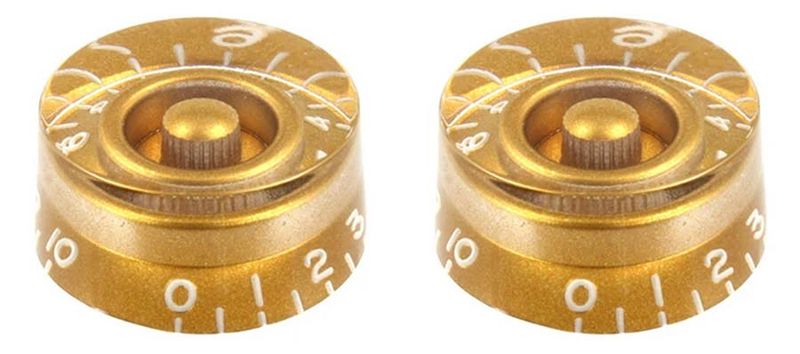 Allparts Speed Knobs Gold 2-p