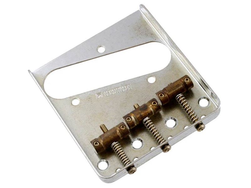 Allparts Gotoh BS-TC1 Bridge for Telecaster® Aged Chrome