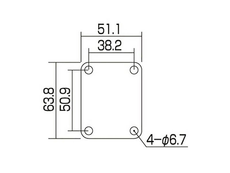 Allparts Serial Numbered Neck Plate