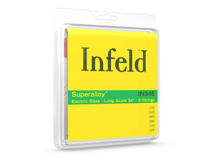 Thomastik THIN-346 Infeld Superalloy string set 6-string bass, superalloy hexcore, longscale: 34