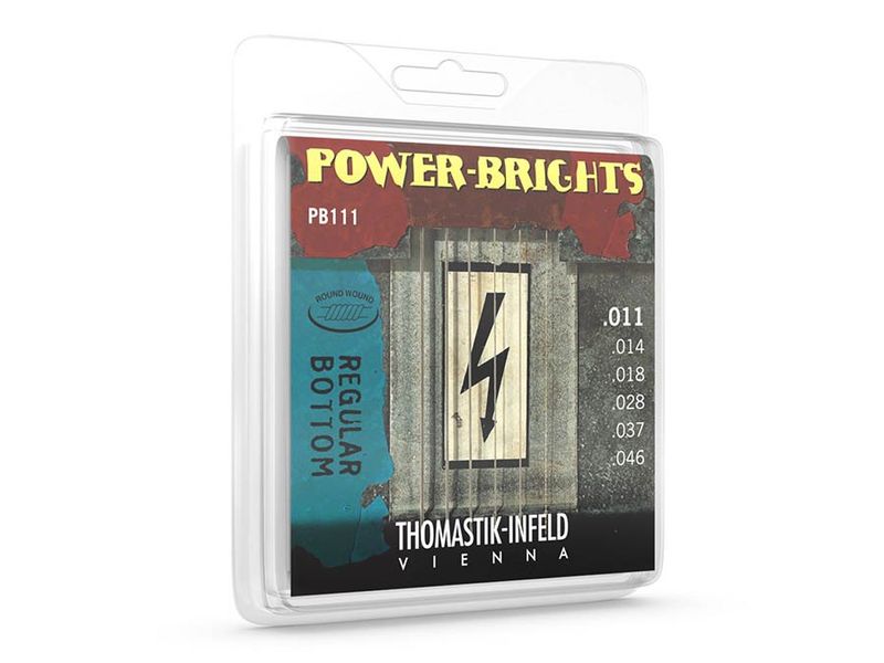 Thomastik THPB-111 Power Brights string set electric, magnecore, 011-014-018-028-037-046