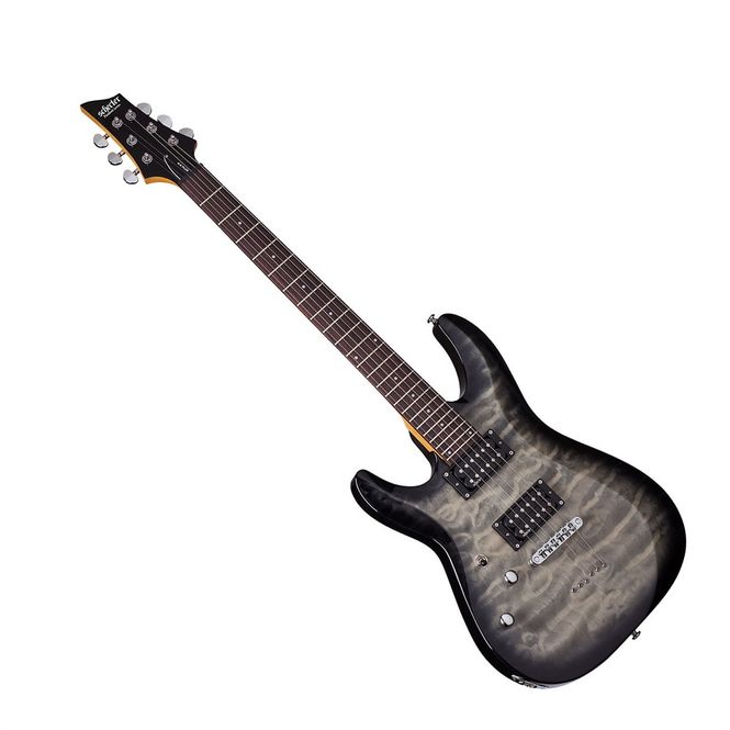 Hovedbilde Schecter C-6 Plus Left Hand Charcoal Burst