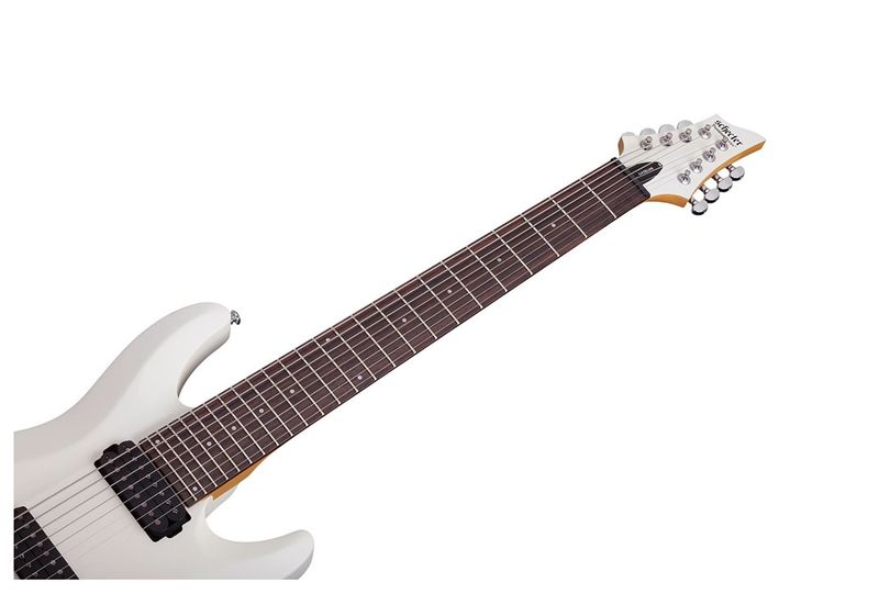 Schecter C-8 Deluxe Satin White