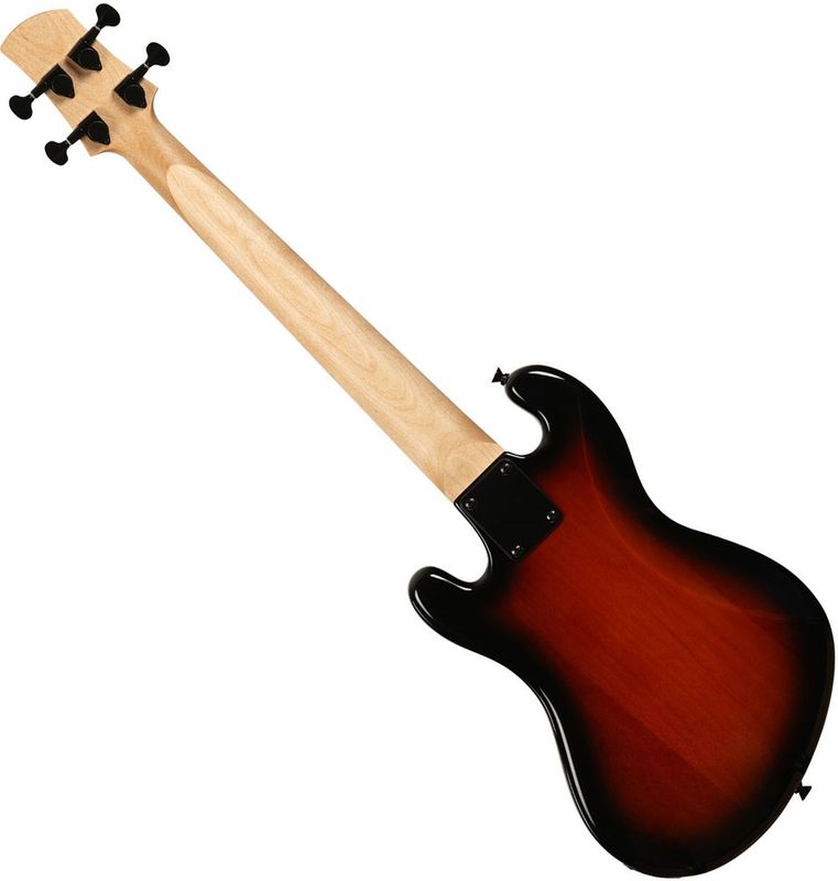 Kala UBASS-SB-TB-FS Solid Body 4-String Tobacco Burst Fretted U-BASS