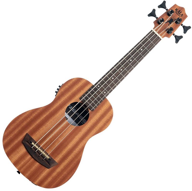 Kala UBASS-WNDR-FS. Mahogany Wanderer U-Bass, Fretted w/Bag