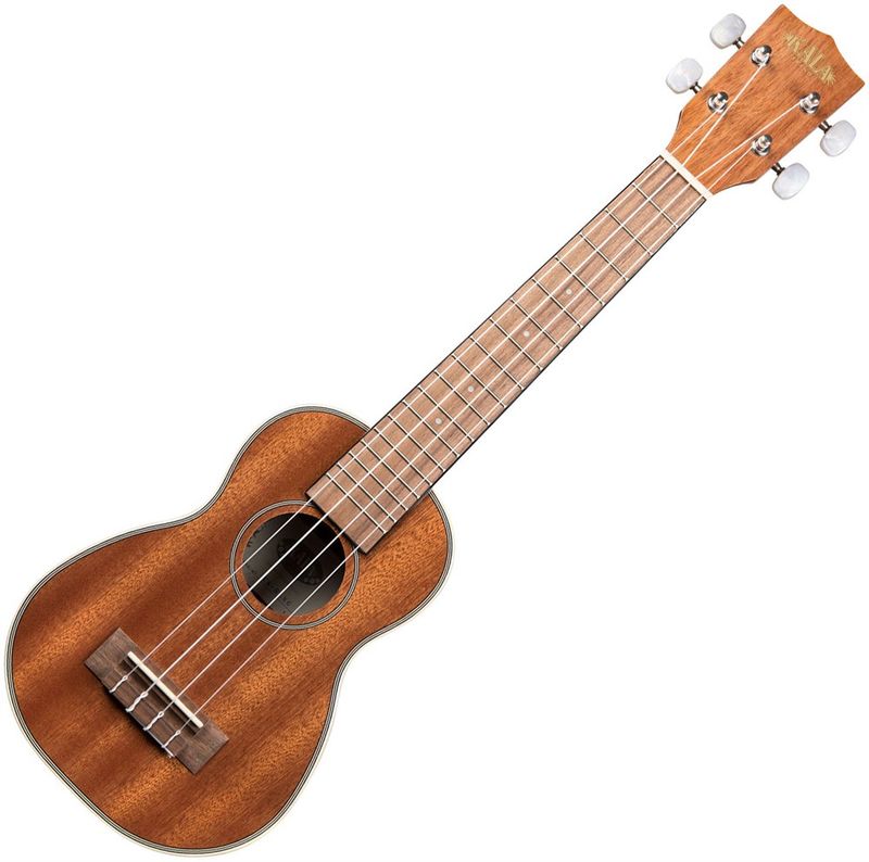 Kala Mahogany Soprano Long Neck Gloss Ukulele w/Bag