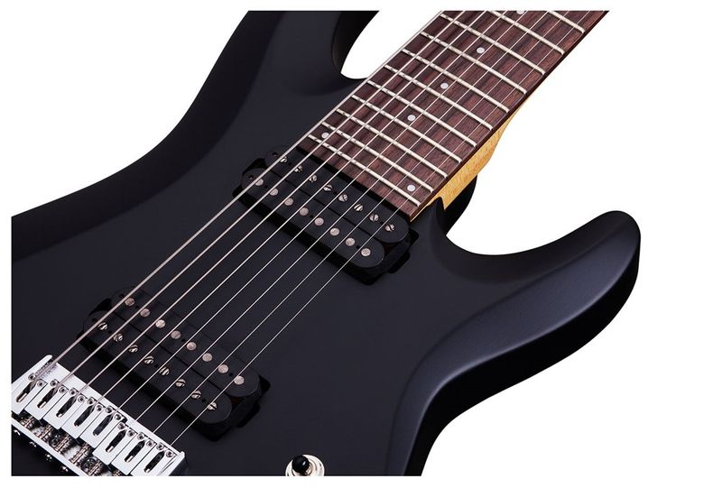 Schecter C-8 Deluxe Satin Black