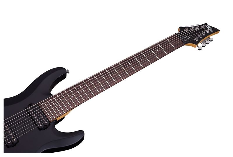 Schecter C-8 Deluxe Satin Black