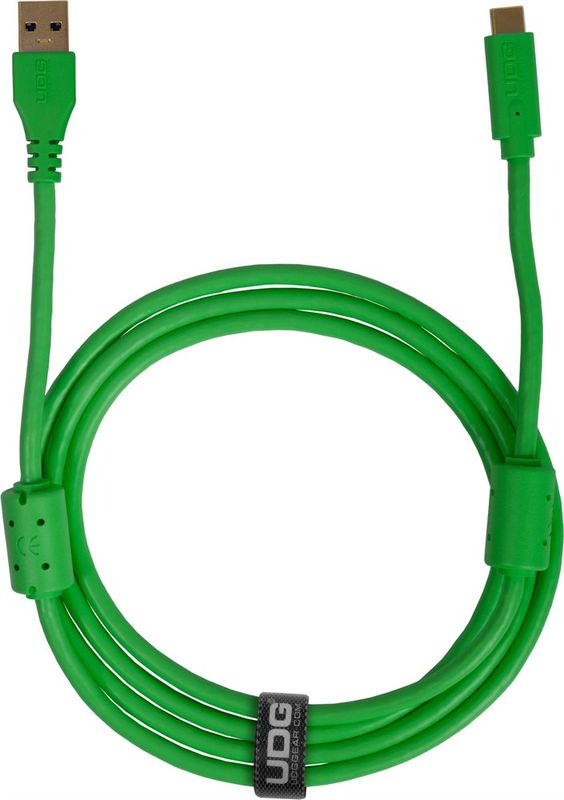 UDG Gear Ultimate Audio Cable USB 3.0 C-A Green Straight 1,5 m