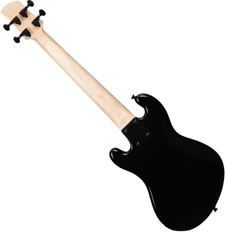 Kala UBASS-SB-BK-FS Solid Body 4-String Black Fretted U-BASS