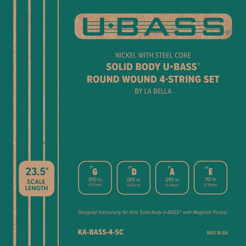 Kala KA-BASS-4-SC Roundwound Solid Body UBASS strings