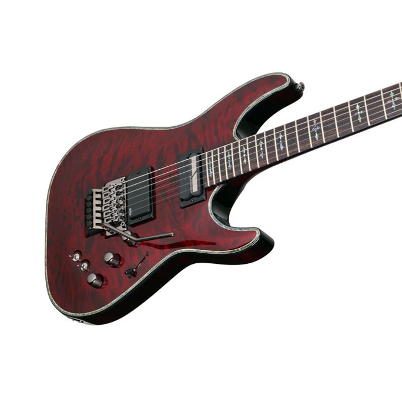 Schecter Hellraiser C-1 Floyd Rose Sustainiac Black Cherry
