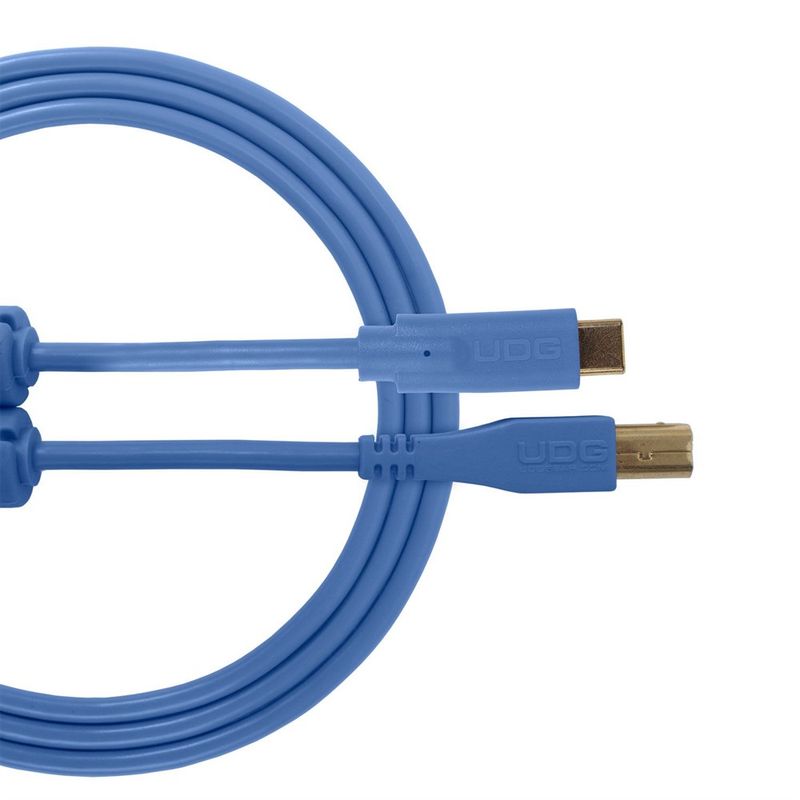 UDG Gear Ultimate Audio Cable USB 2.0 C-B Blue Straight 1,5 m