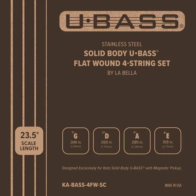Hovedbilde Kala KA-BASS-4FW-SC Flatwound UBASS strings