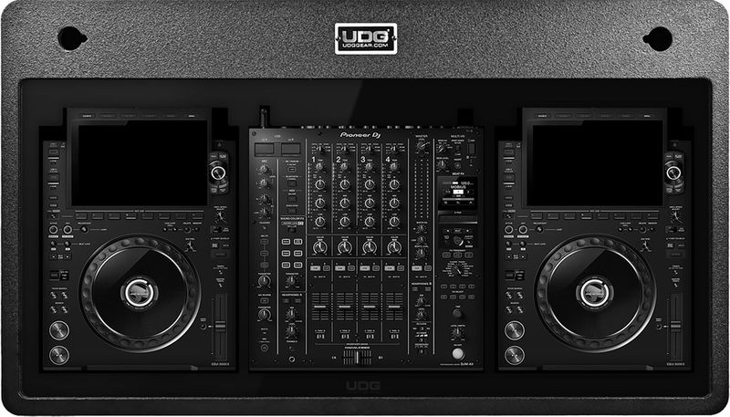UDG Gear Ultimate DJ Podium Workstation Faceplate AlphaTheta CDJ-3000X & Pioneer DJ DJM-A9
