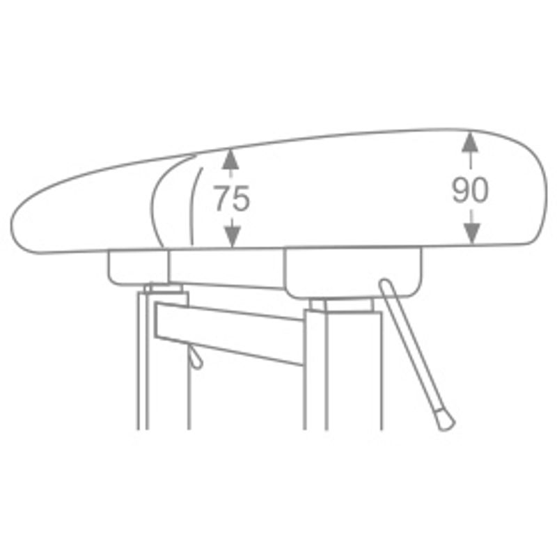 Hidrau Barcelona BM44H Ekte skinn sete Hydraulisk pianokrakk