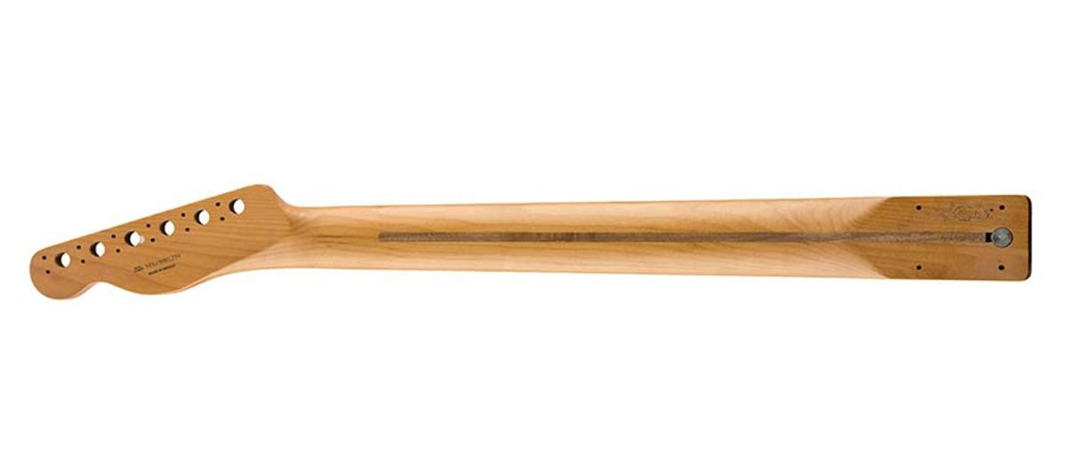 Fender GRP roasted maple Tele® neck, 22 jumbo frets, 12