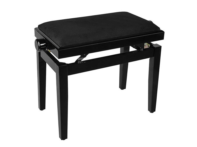 Boston PB1-1020 Regulerbar Pianokrakk Svart Blank