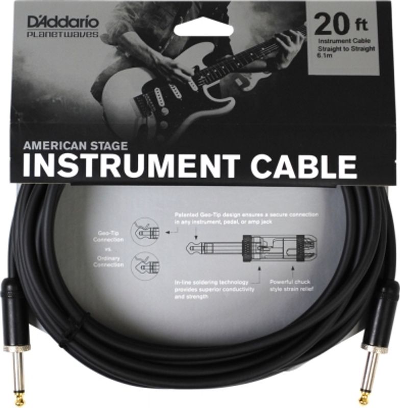 Daddario PW-AMSG-20, Instrumentkabel 6 m