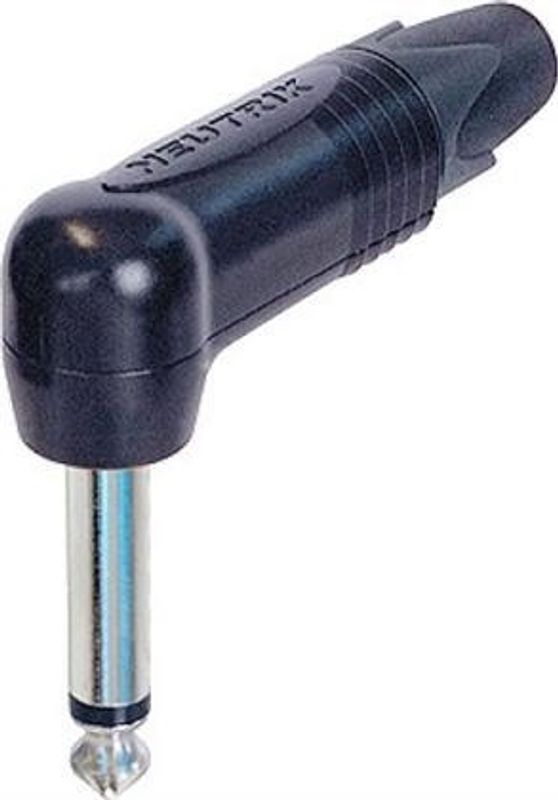 Neutrik NP2RX-BAG jack plugg Han 2P Vinkel Sort