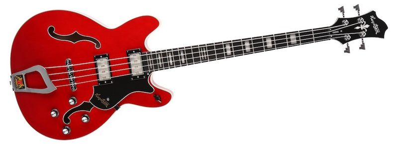 Hagstrom Viking Bass Wild Cherry