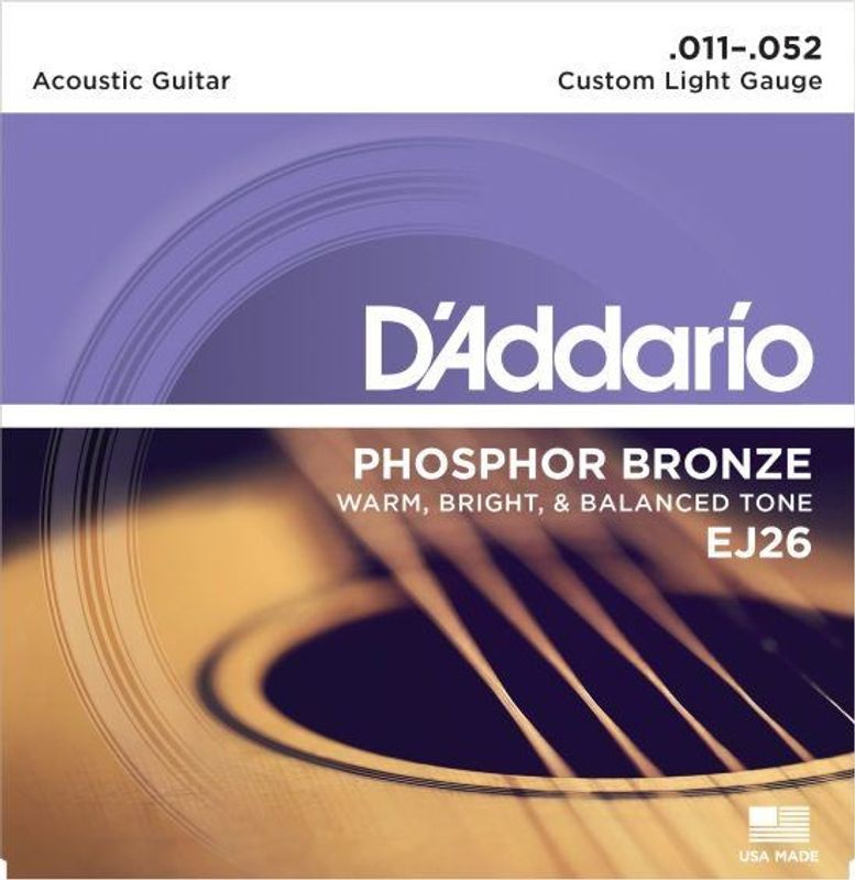 Daddario EJ26 Phosphor Bronze 011-052